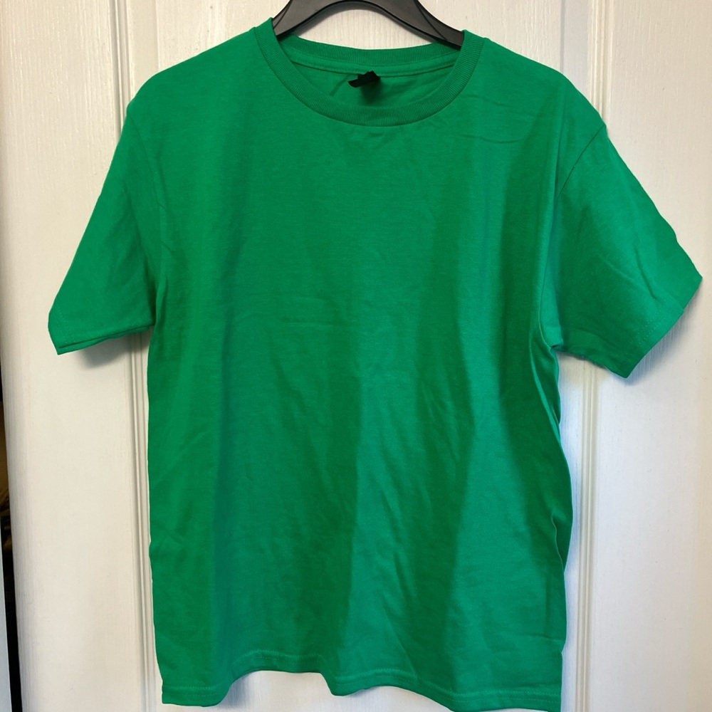 Gilden green cotton tee L
